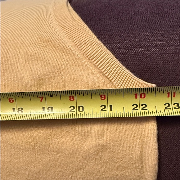 Polo by Ralph Lauren Men's V-Neck Sweater Vest in Yellow #93 - Picture 6 of 7